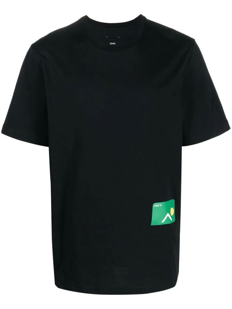 Black Cotton T-Shirt