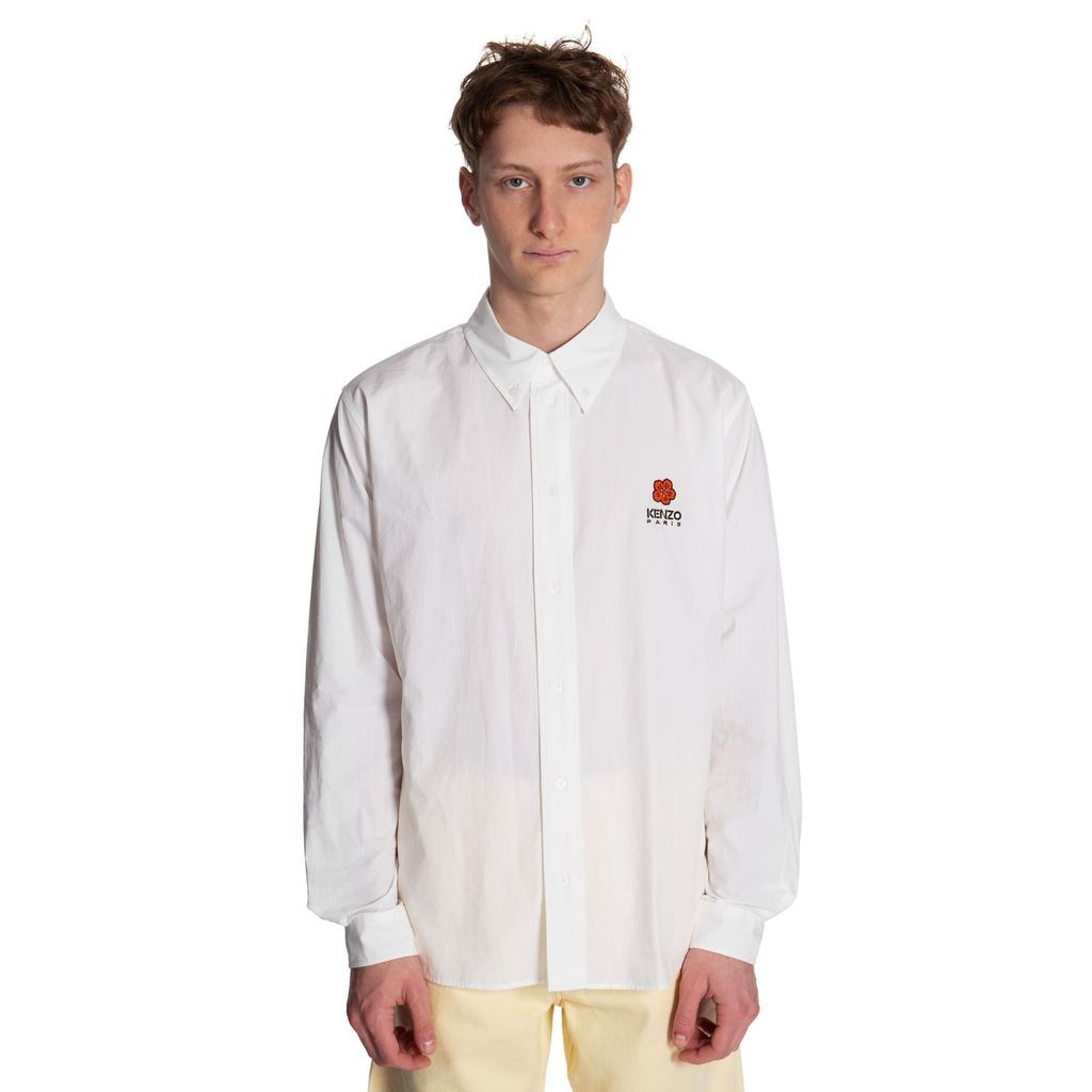 Boke Flower Crest Shirt (White)