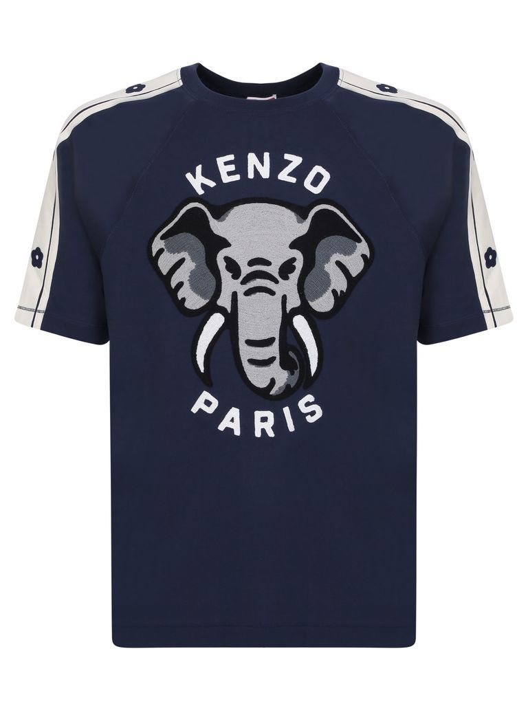 Blue Kenzo Elephant T-Shirt