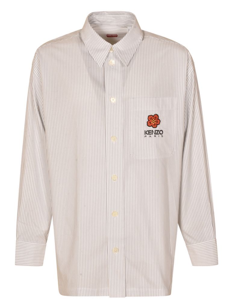 Boke Flower Crest Stripe Shirt
