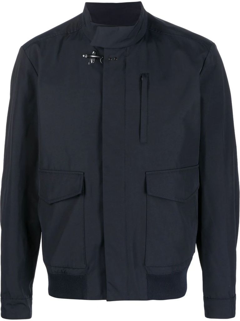 Bomber Jacket In Water-Repellent Technical Fabric