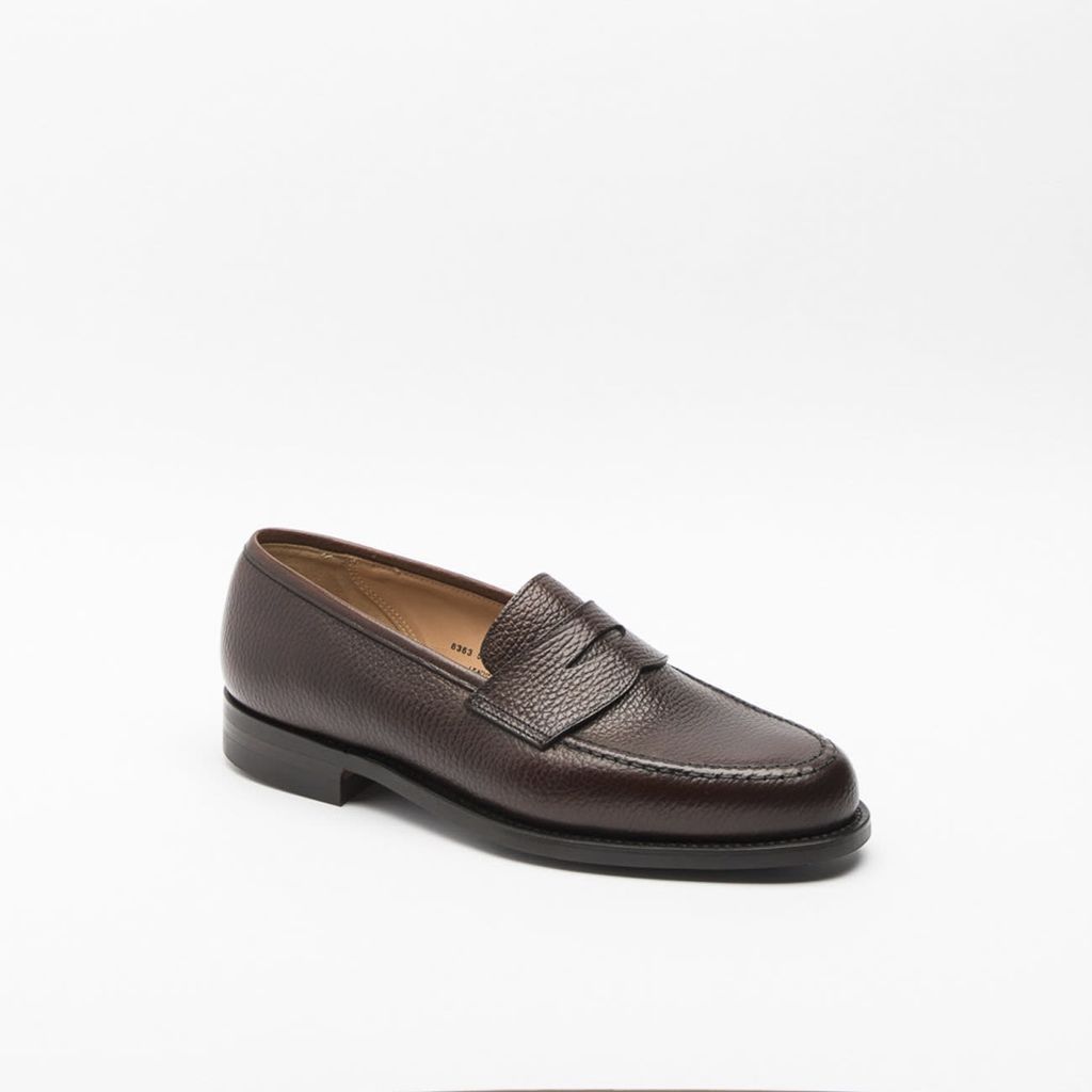 Boston Dark Brown Country Calf Penny Loafer