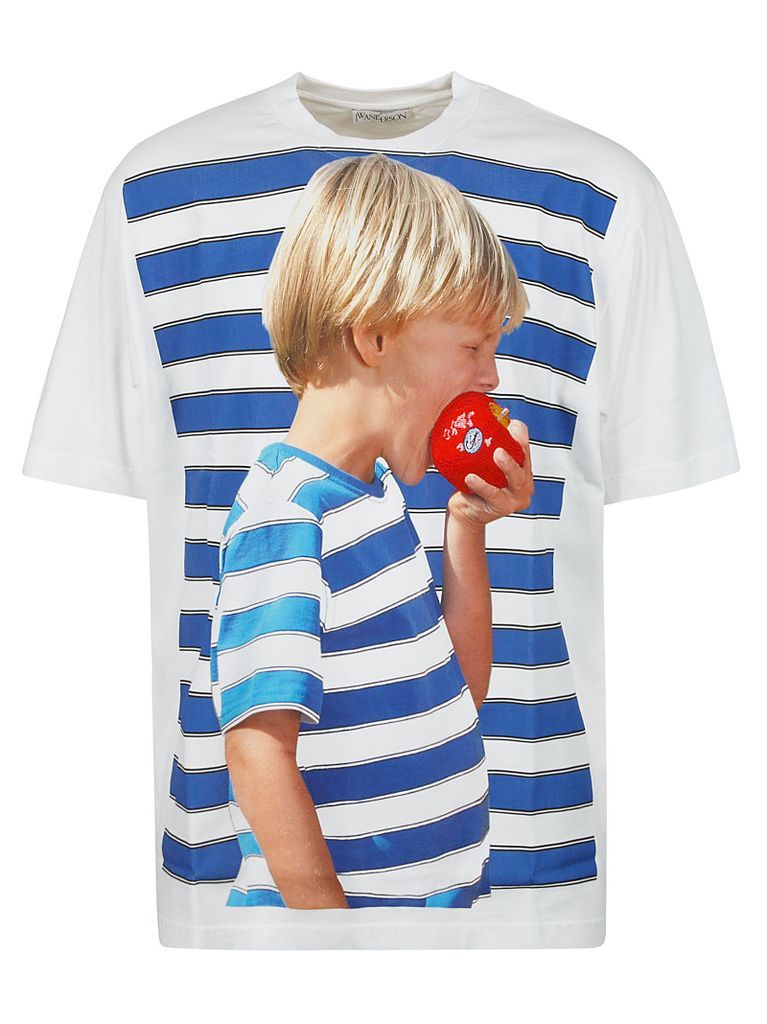 Boy With Apple Oversized T-Shirt