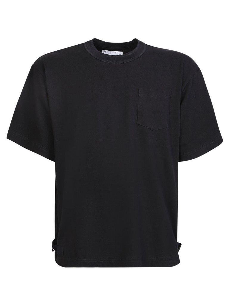 Buckle Detailed Crewneck T-Shirt