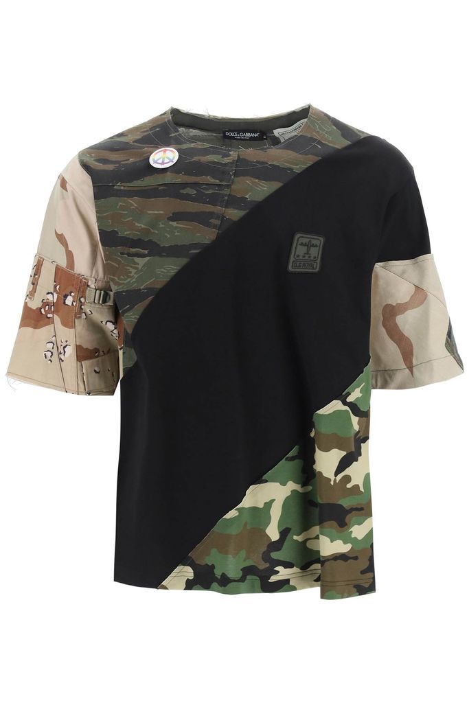 Camouflage Patchwork T-Shirt