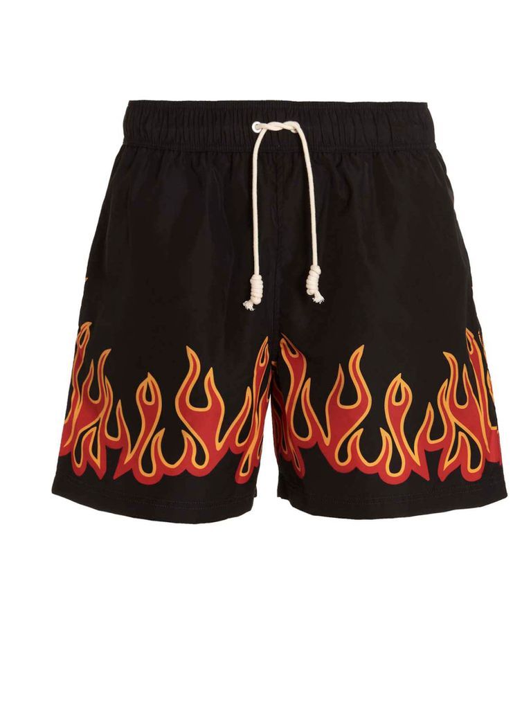 Burning Flames Swimming Shorts