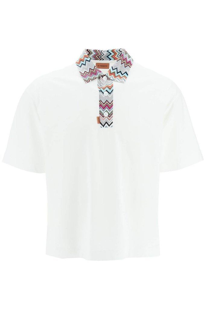 Buttoned Short-Sleeved Polo Shirt