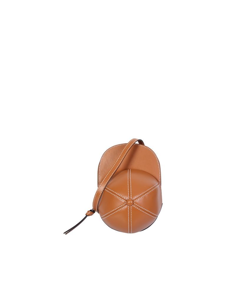 Brown Cap Midi Bag