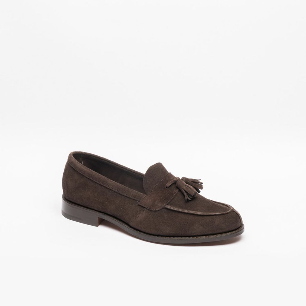 Brown Suede Tassels Loafer