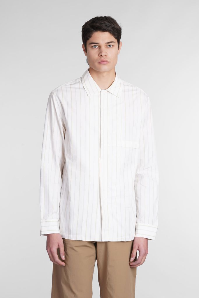 Bufalcana Shirt In Khaki Cotton