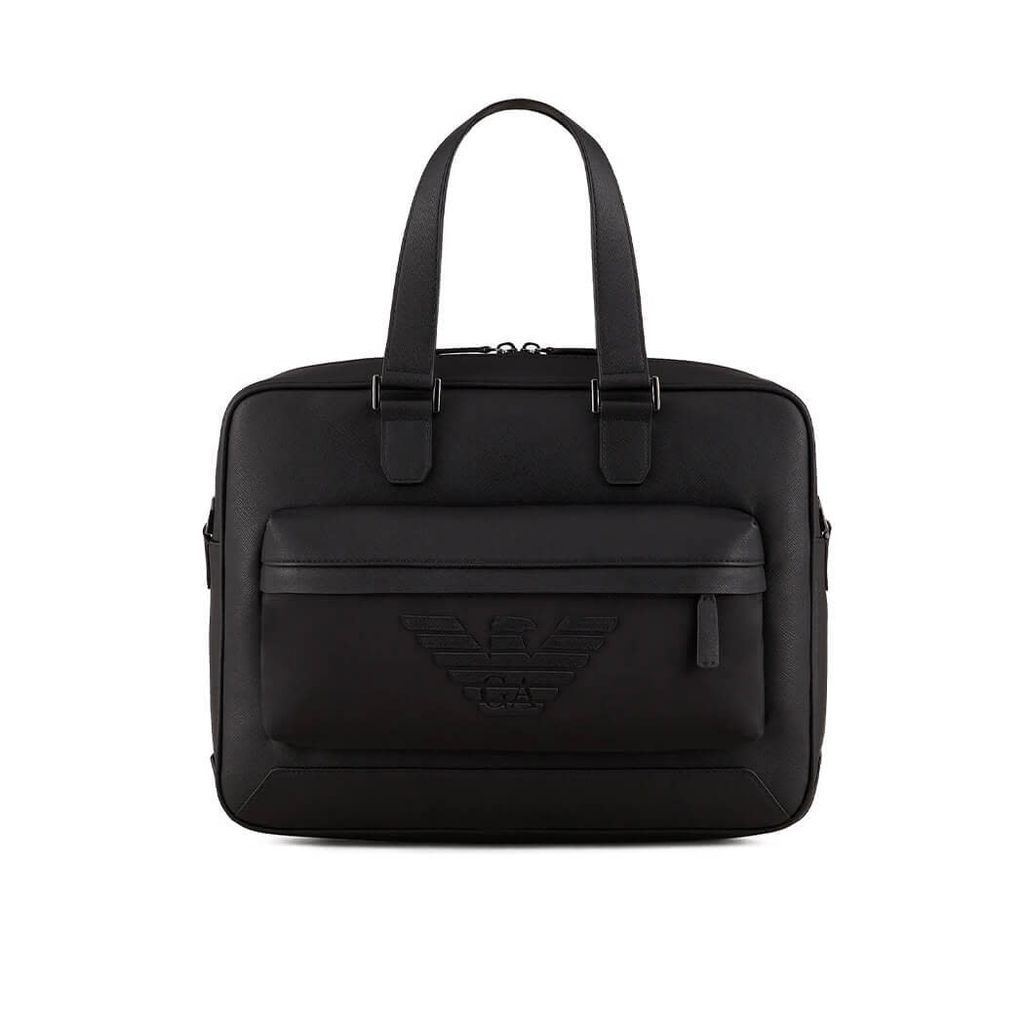 Business Black Briefcase With Logo
