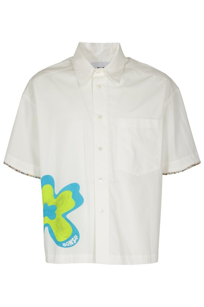 Button Crop Shirt
