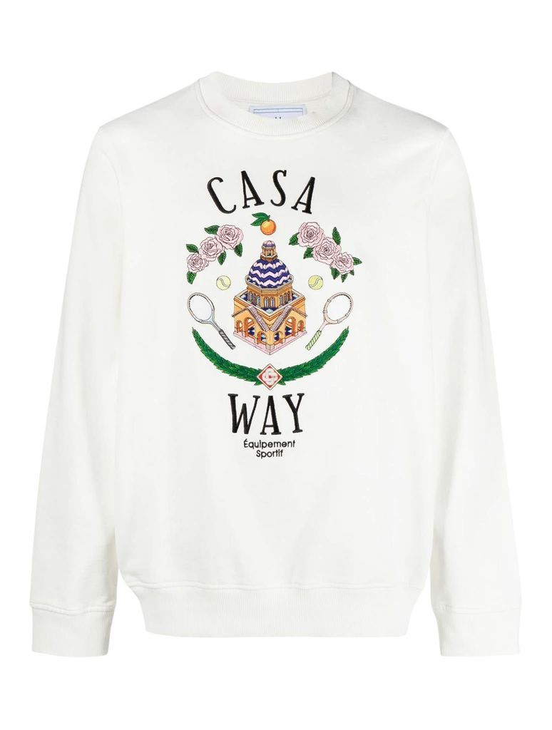 Casa Way Embroidered Unisex Sweatshirt