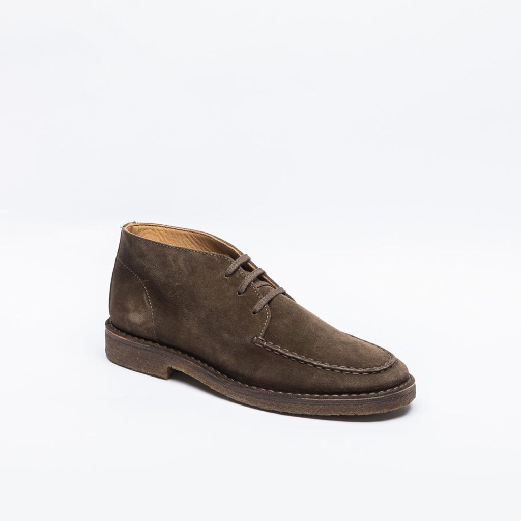 Chukka Boot Crosby Dark Brown Suede Crepe Sole