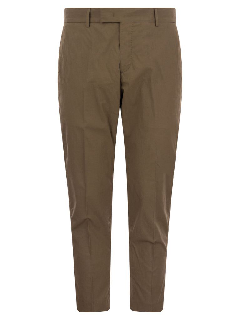 Cotton And Lyocell Trousers
