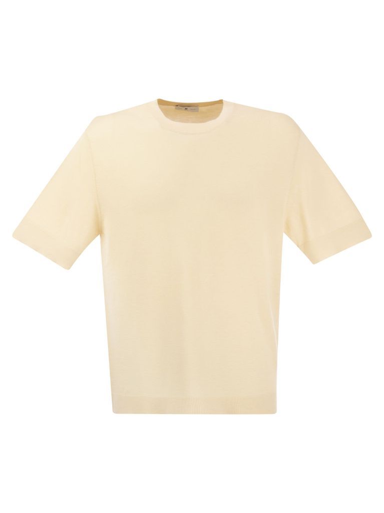 Cotton And Silk T-Shirt