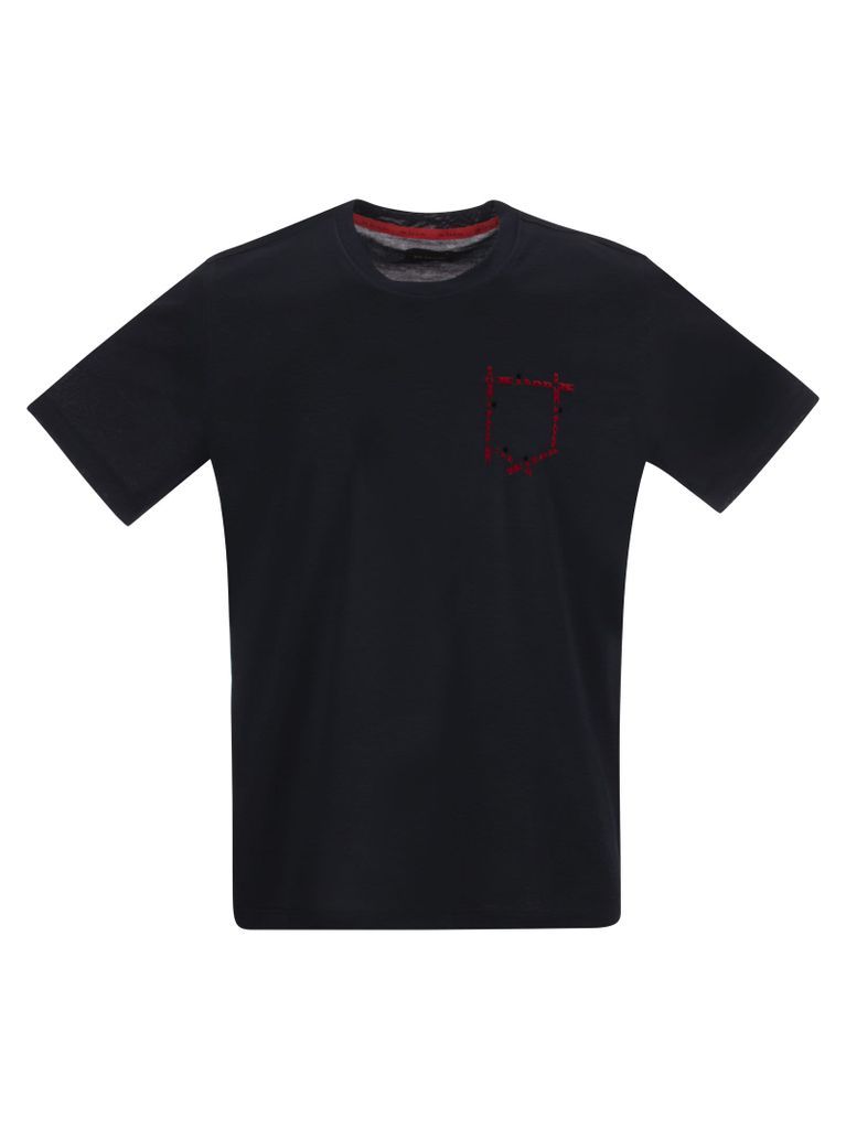 Crew-Neck T-Shirt With Pocket