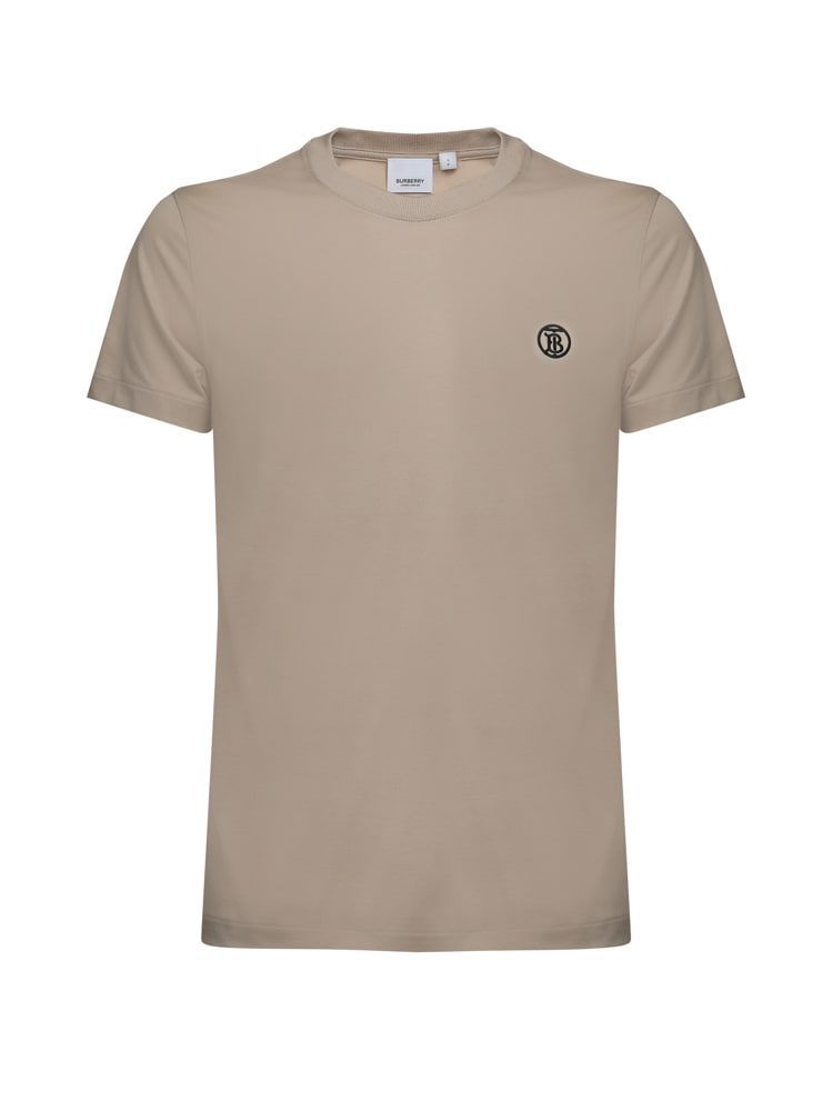 Cotton T-Shirt With Monogram Motif