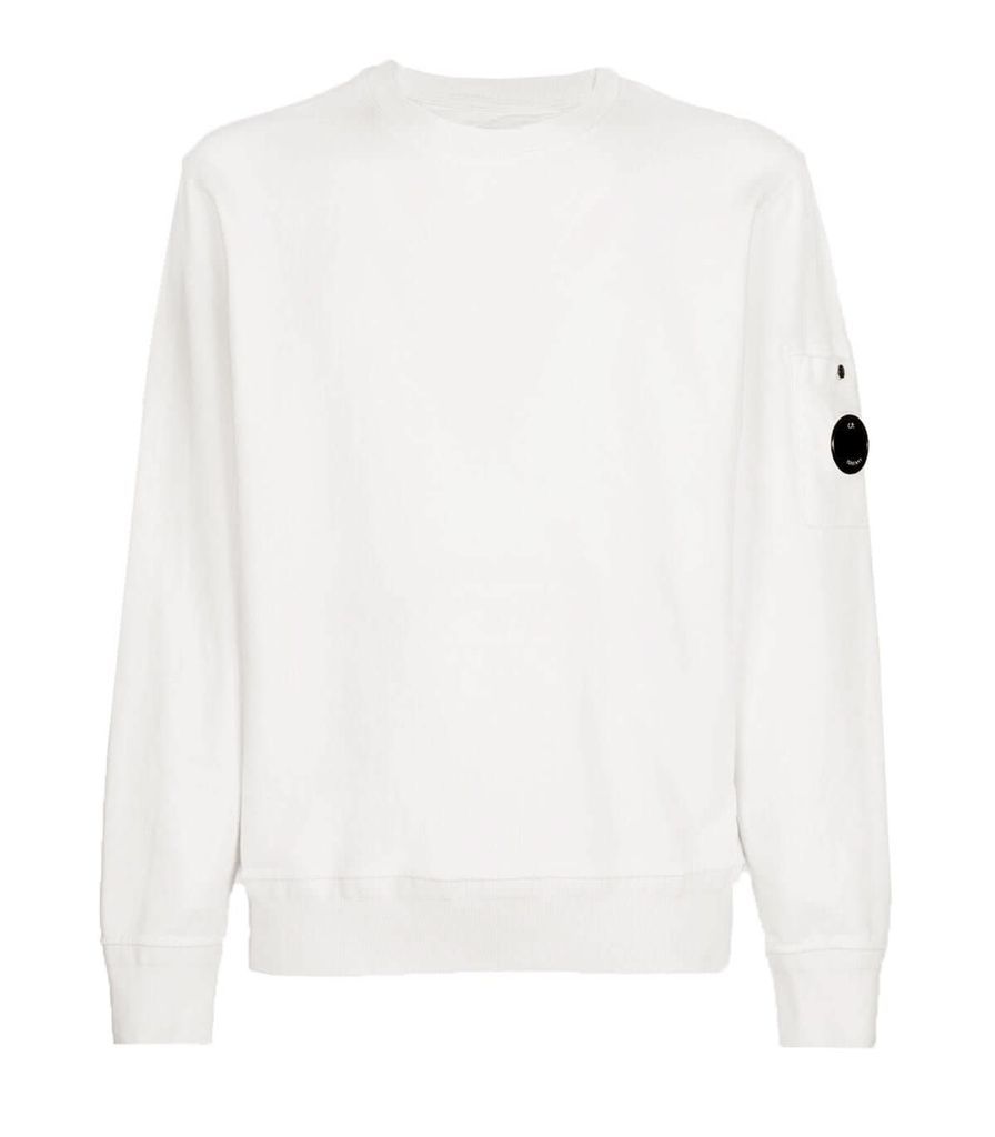 Cotton Fleece Off-White Sweatshirt
