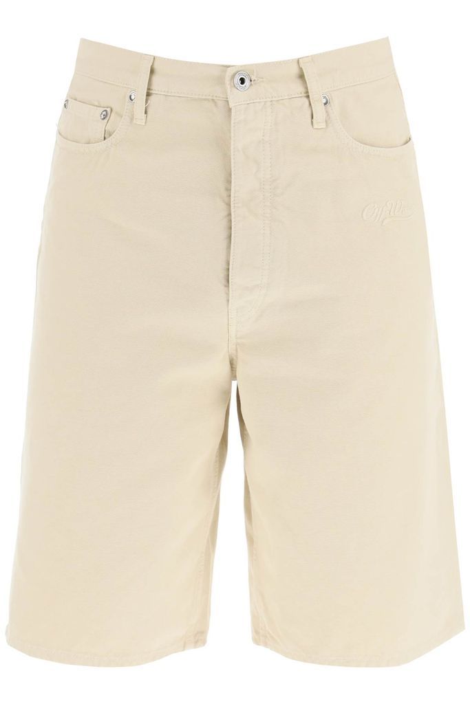 Cotton Utility Bermuda Shorts