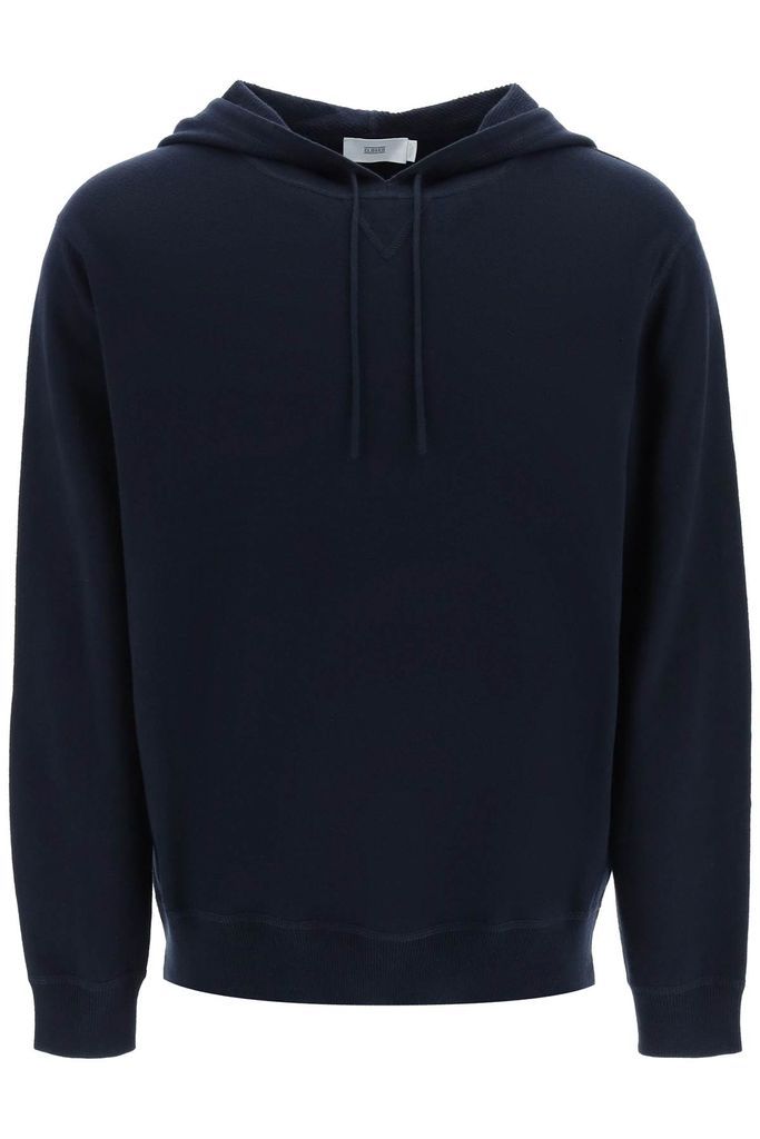 Cotton Wool And Cashmere Knit Hoodie