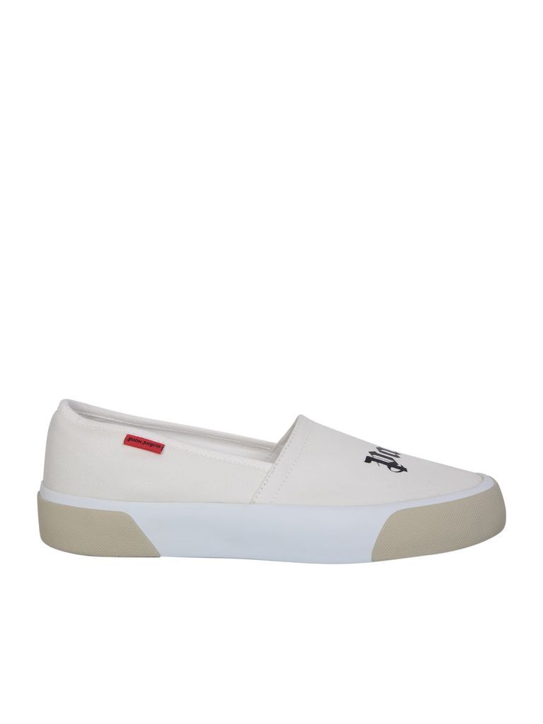 Cream Slip-On Sneakers