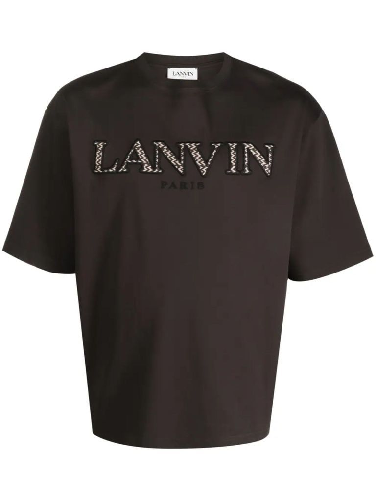 Dark Brown Cotton T-Shirt