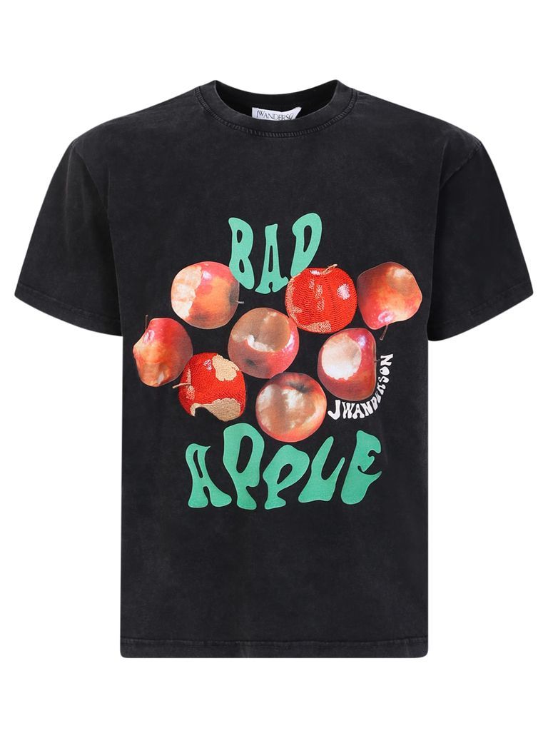 Dark Grey Bad Apple T-Shirt