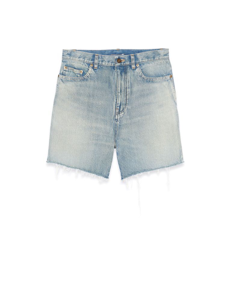Denim Shorts In Cotton