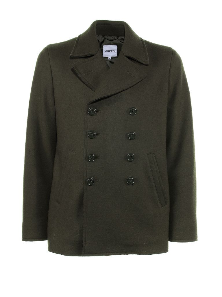 Double-Breasted Coat With Buttons