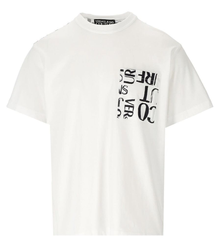 Doodle Logo Pocket White T-Shirt