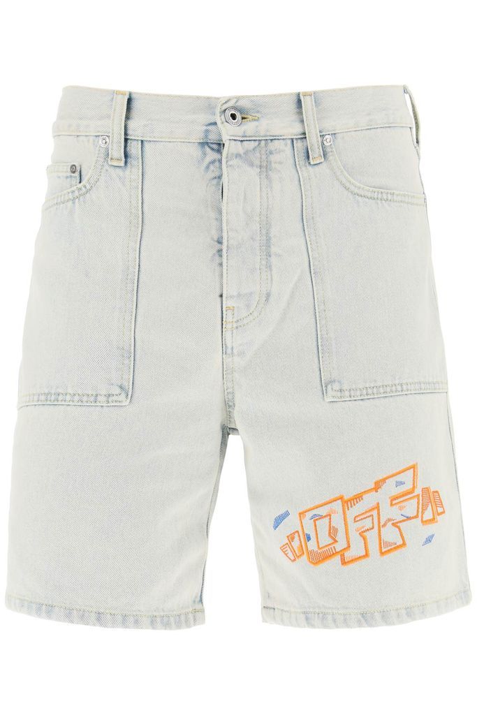 Denim Utility Shorts