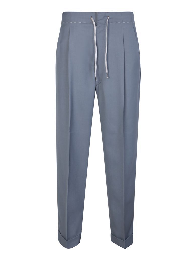 Drawstring Wide Trousers