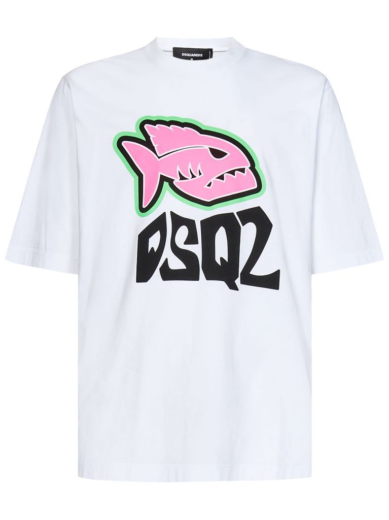 Dsq2 Fish Skater T-Shirt