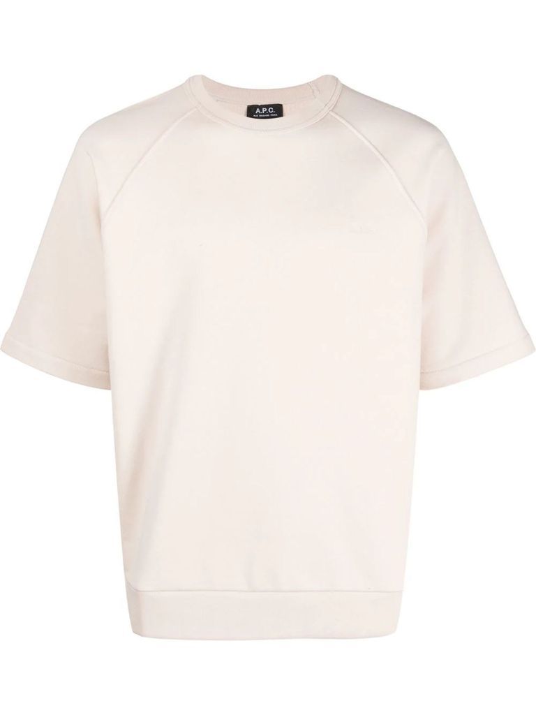 Ecru Cotton T-Shirt