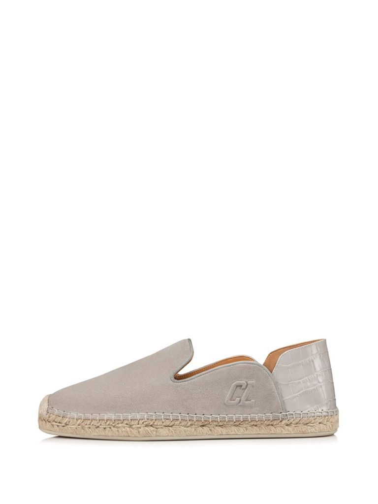 Espadrilles With Embroidered Cl Monogram