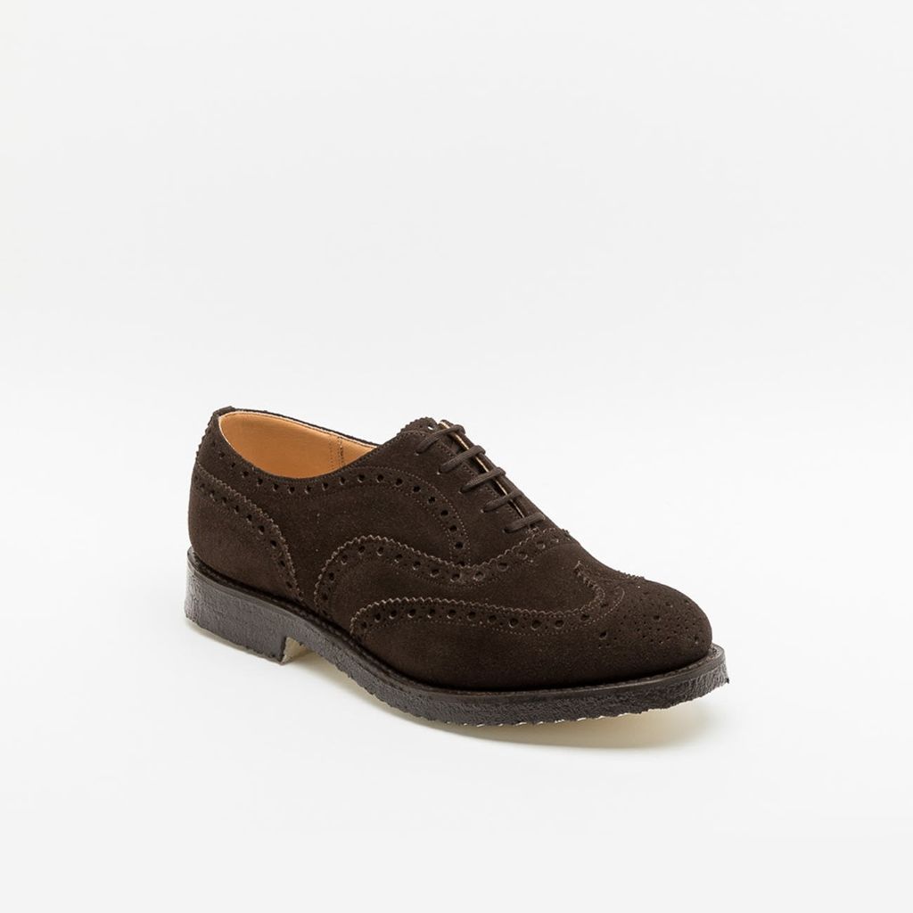 Fairfield 81 Brown Castoro Suede Oxford Shoe (Fitting F)