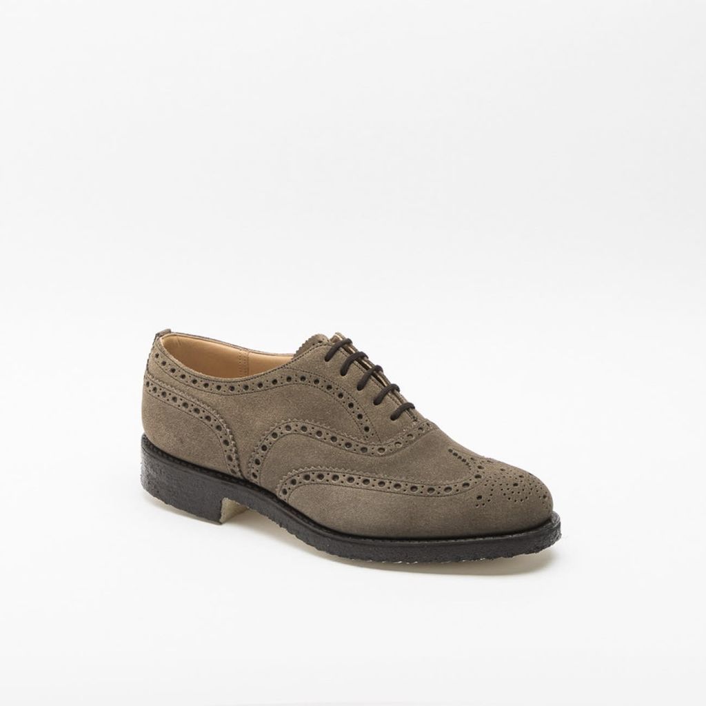 Fairfield 81 Mud Castoro Suede Oxford Shoe (Fitting F)