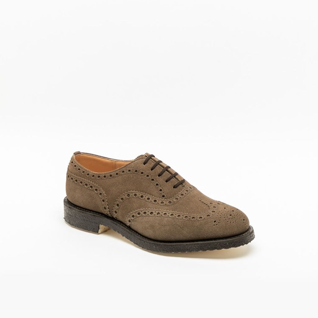 Fairfield 81 Mud Castoro Suede Oxford Shoe (Fitting G)