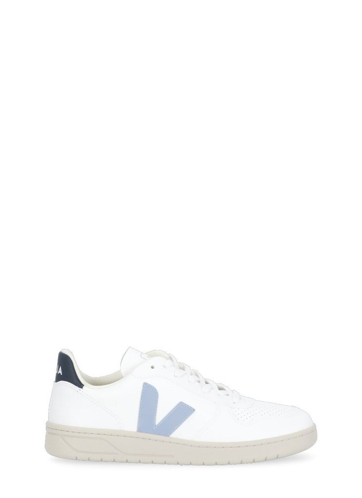 Faux Leather V-10 Sneakers