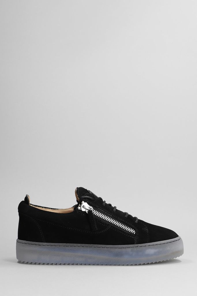Frankie Sneakers In Black Suede