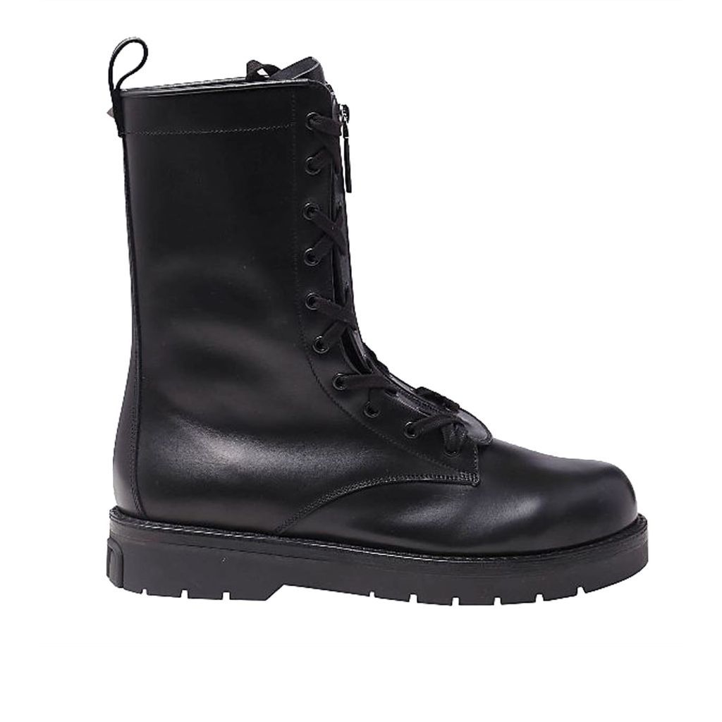 Garavani Combat Leather Boots