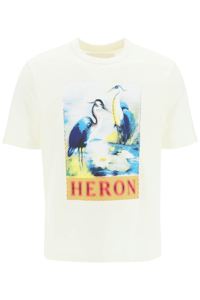 Halftone Heron T-Shirt