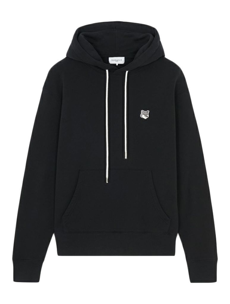 Grey Fox Head Patch Classic Hoodie