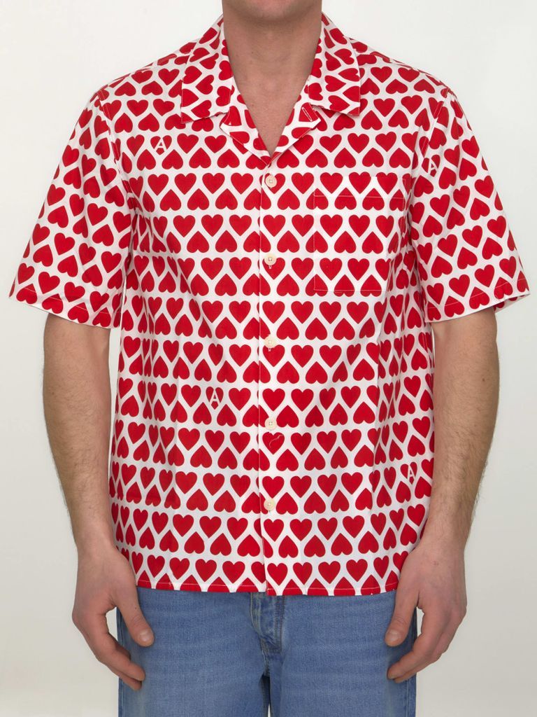 Heart-Printed Shirt