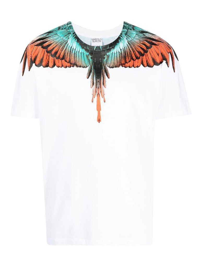 Icon Wings Regular T-Shirt White Orange