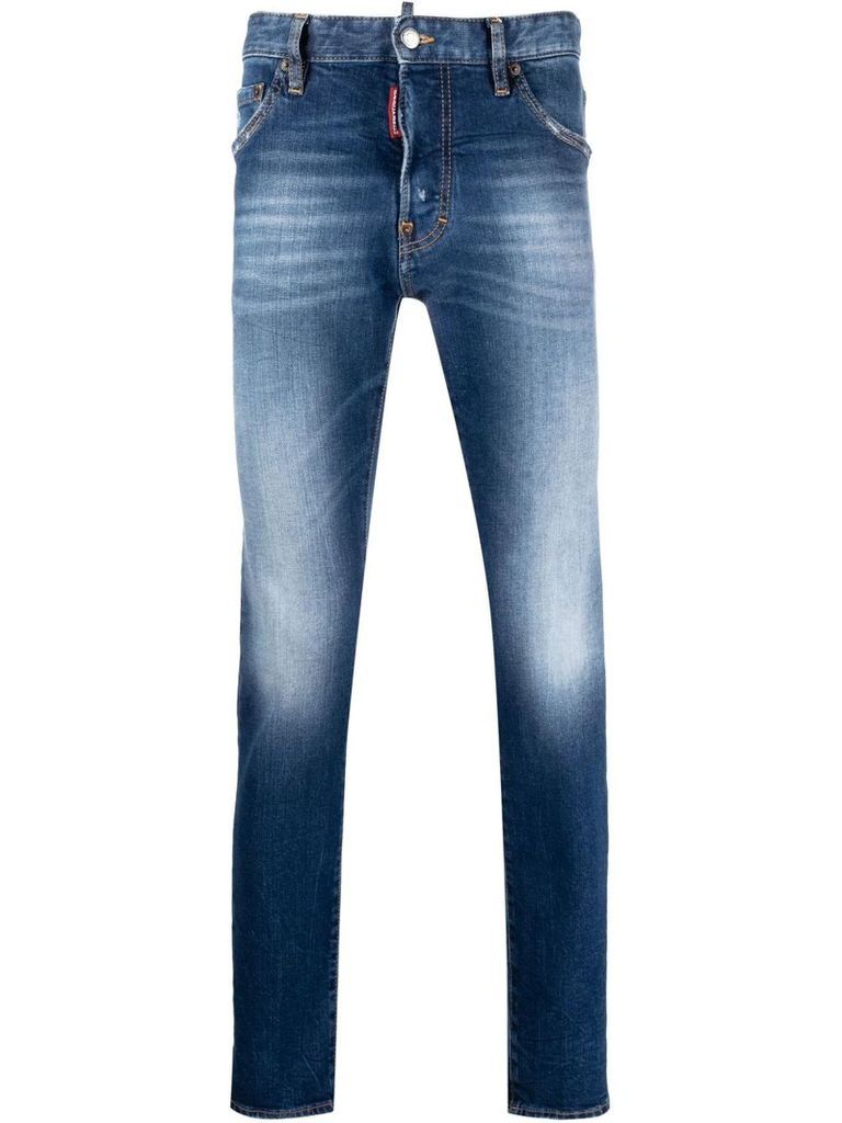 Indigo Blue Cotton Denim Jeans