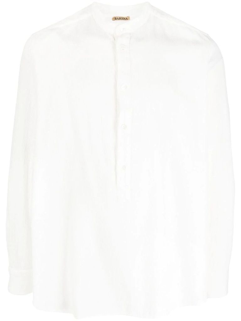Ivory White Cotton Shirt