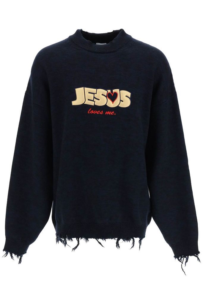 Jesus Loves You Oversized Pullover