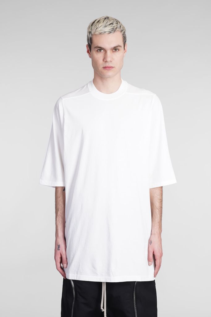 Jumbo Ss T T-Shirt In White Cotton